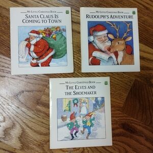 Vintage Leap Frog My Little Christmas Book Bundle